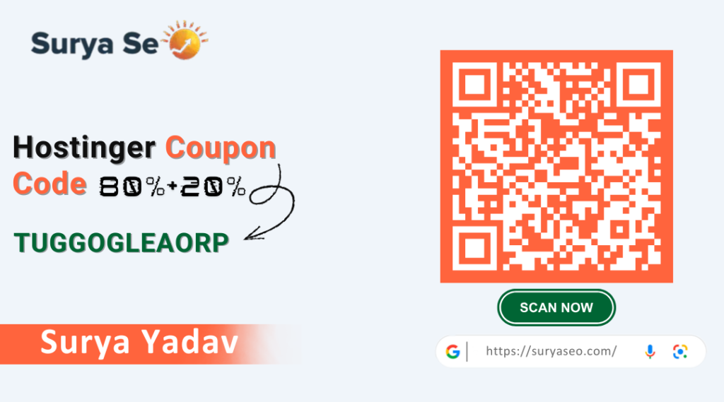 Hostinger Coupon Code (Verified & Working) – Get Maximum Discount Today
