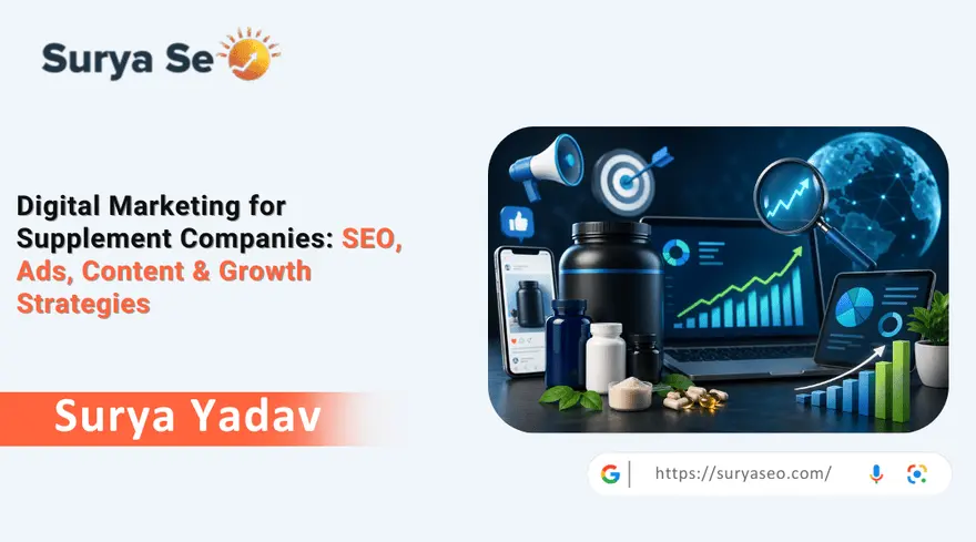 Digital Marketing for Supplement Companies